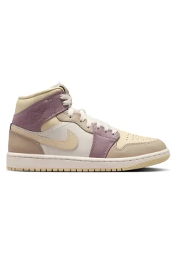 Damen Basketballschuhe aus Leder AIR JORDAN 1 MID