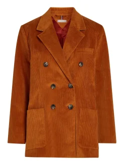 Damen Blazer aus Cord Relaxed Fit