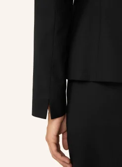 Damen Blazer aus Schurwoll-Stretchgewebe