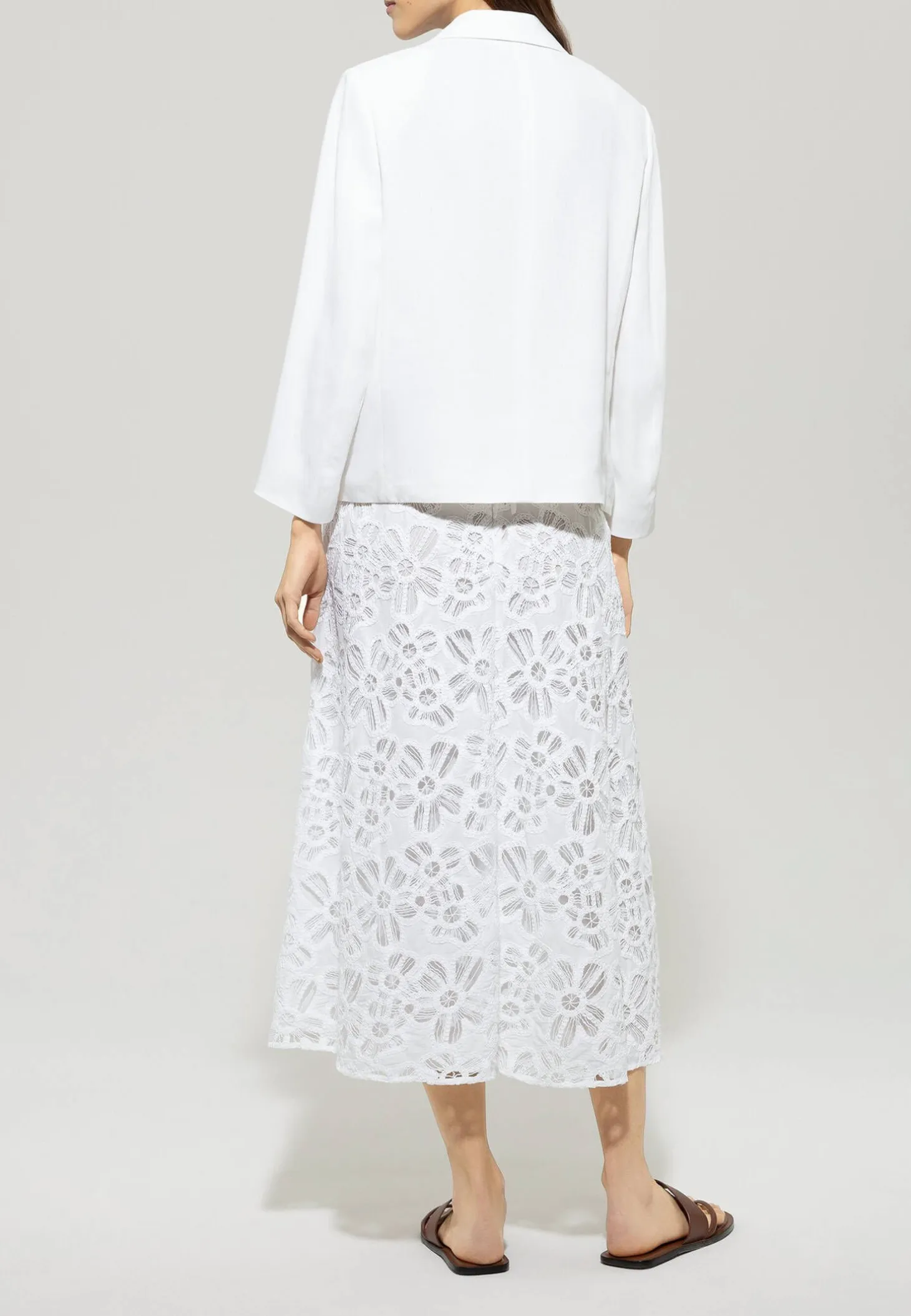 Damen Blazer mit Leinen