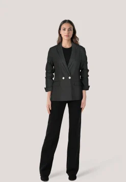 Damen Blazer mit Leinen