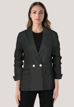 Damen Blazer mit Leinen