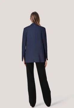 Damen Blazer mit Nadelstreifen JANKA-DB2 Relaxed Fit