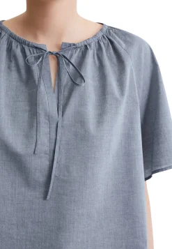 Damen Bluse aus Baumwoll-Chambray Relaxed Fit