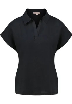 Damen Bluse aus Baumwolle und Leinen