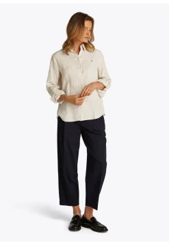 Damen Bluse aus Leinen Regular Fit