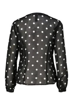 Damen Bluse aus Leinen und Seide