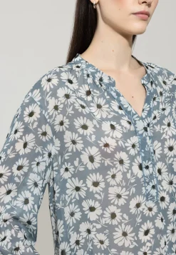 Damen Bluse aus Viskose-Crepe