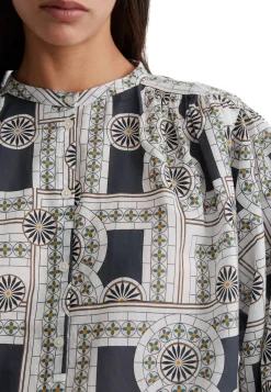 Damen Bluse aus Voile Relaxed Fit