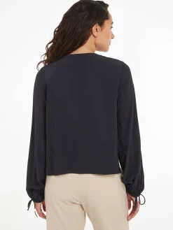 Damen Bluse CREPE aus Viskose Relaxed Fit