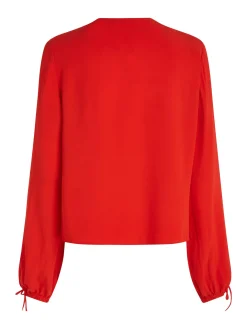 Damen Bluse CREPE aus Viskose Relaxed Fit