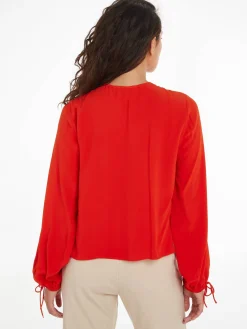 Damen Bluse CREPE aus Viskose Relaxed Fit