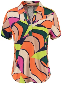 Damen Bluse Kurzarm WB SUN V-NECK