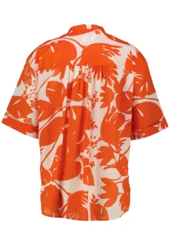 Damen Bluse mit Allover-Print