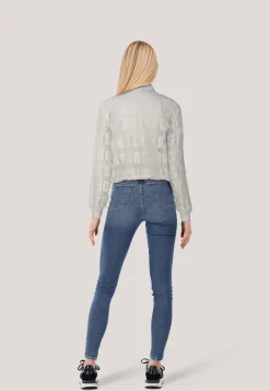 Damen Bluse mit Buchstaben