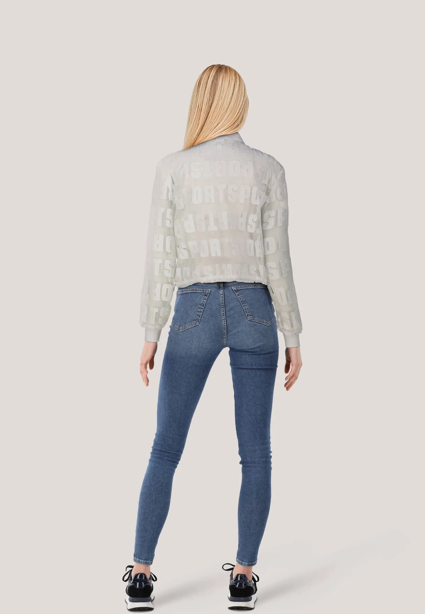 Damen Bluse mit Buchstaben