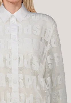 Damen Bluse mit Buchstaben