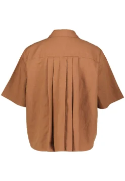 Damen Bluse mit Faltendetails Relaxed Fit