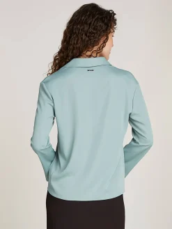 Damen Bluse mit Hemdkragen