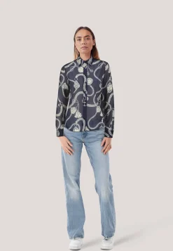 Damen Bluse mit Seide