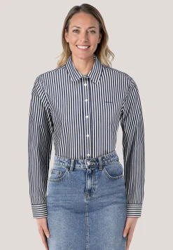 Damen Bluse Regular Fit Langarm