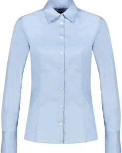 Damen Bluse THE FITTED SHIRT bügelleicht Slim Fit