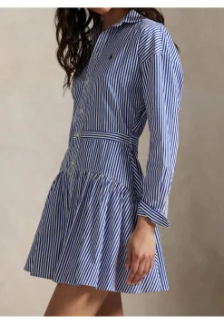 Damen Blusenkleid aus Baumwolle