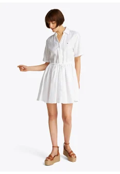 Damen Blusenkleid aus Leinen