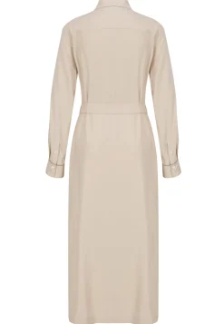 Damen Blusenkleid mit Wolle