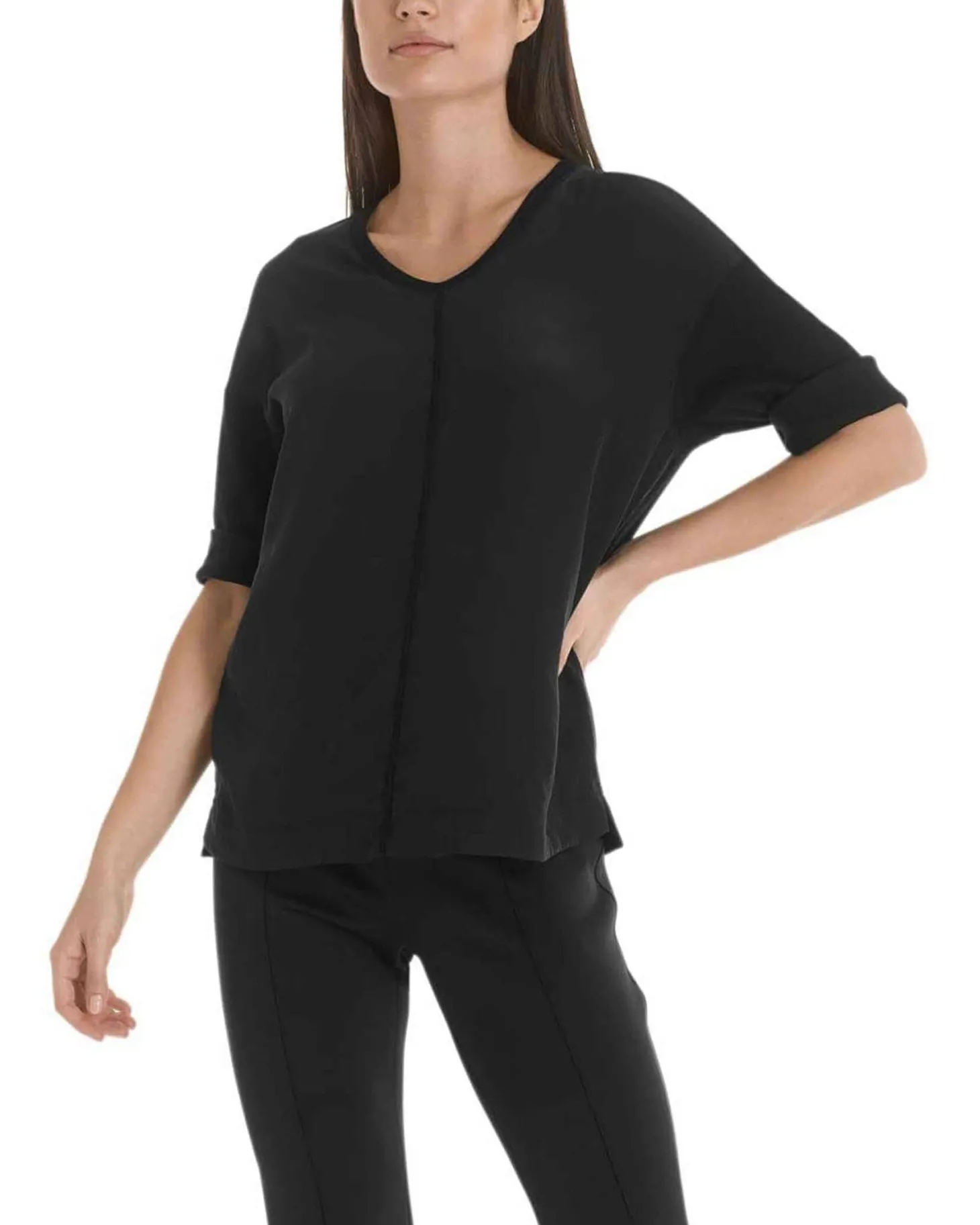 Damen Blusenshirt Kurzarm
