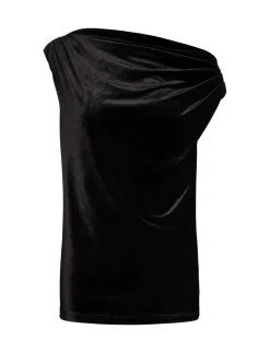 Damen Blusentop aus Samt