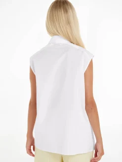 Damen Blusentop COTTON ARCHIVE SLEEVELESS SHIRT