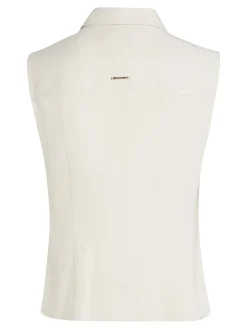 Damen Blusentop FLUID TECHINCAL SATIN NS SHIRT