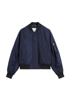 Damen Bomberjacke mit Raffungen