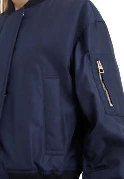 Damen Bomberjacke mit Raffungen