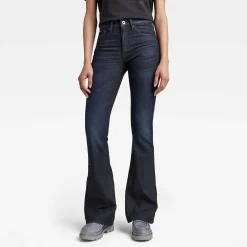 Damen Bootcut-Jeans 3301 FLARE Skinny Fit