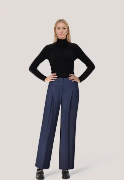 Damen Bundfaltenhose mit Nadelstreifen TIANA4