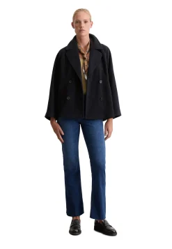 Damen Cabanjacke mit Wolle