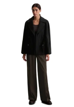 Damen Cabanjacke mit Wolle