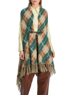 Damen Cape SYDNEY mit Schurwolle, Mohair und Alpaka