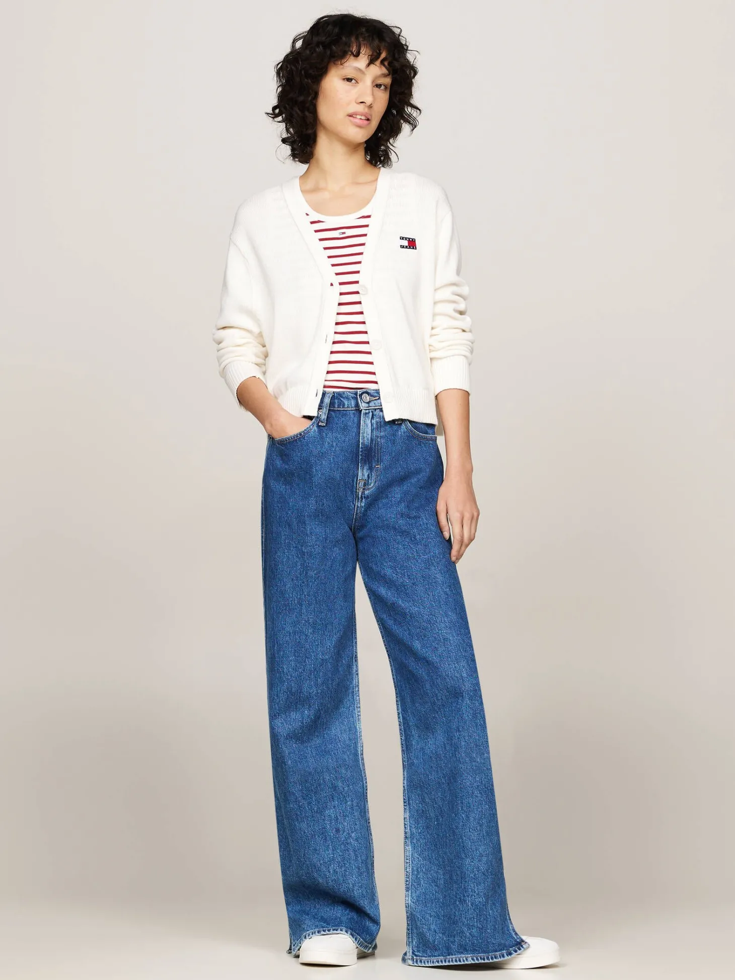 Damen Cardigan Boxy Fit