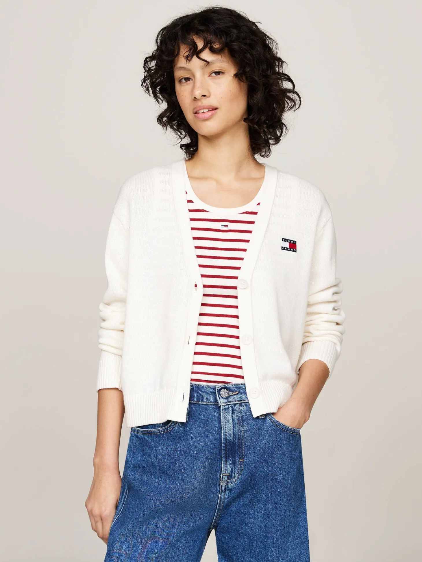 Damen Cardigan Boxy Fit