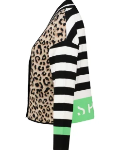 Damen Cardigan im Mustermix