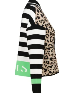 Damen Cardigan im Mustermix