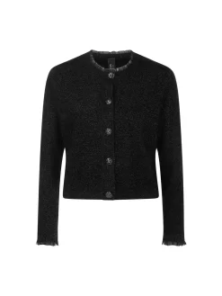 Damen Cardigan mit Rüschen