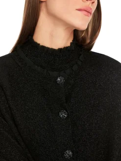 Damen Cardigan mit Rüschen