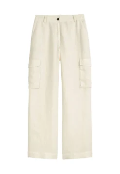 Damen Cargohose aus Leinen