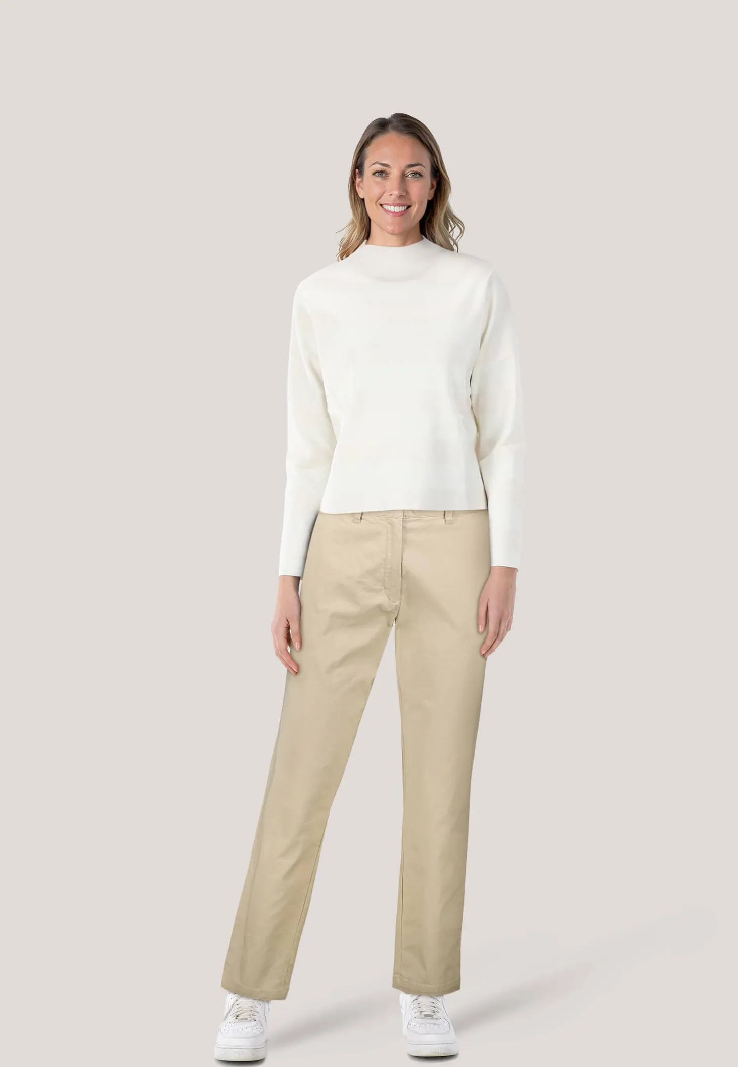 Damen Chinohose Slim Fit