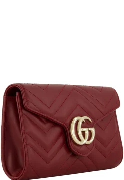 Damen Clutch aus Matelassé-Leder Small