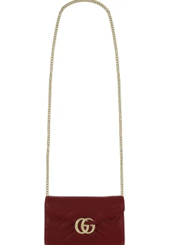 Damen Clutch aus Matelassé-Leder Small